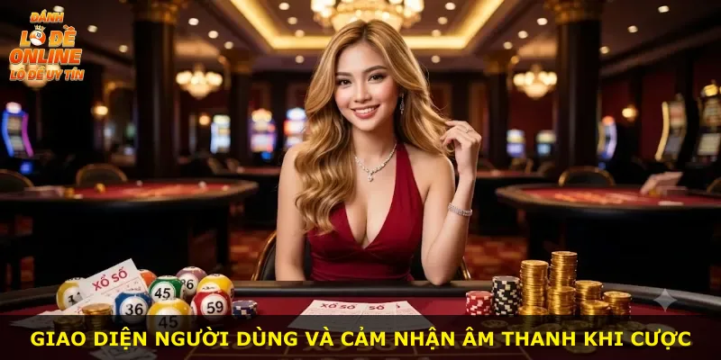 Giao diện người dùng và cảm nhận âm thanh khi cược
