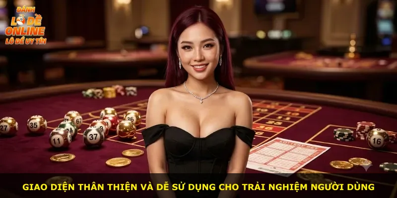 Giao diện thân thiện và dễ sử dụng cho trải nghiệm người dùng