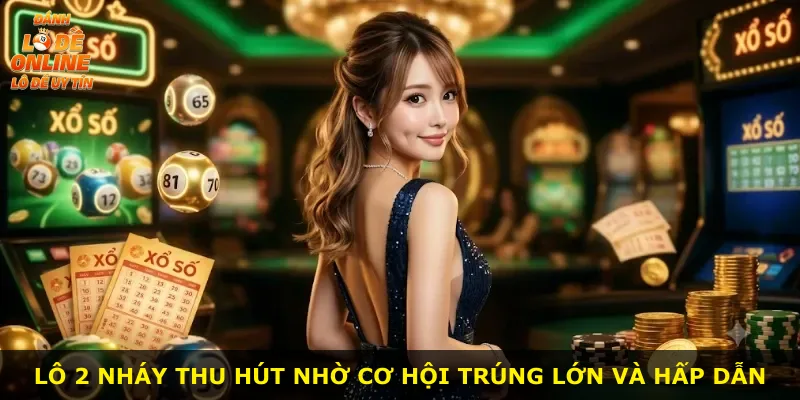 Lô 2 nháy thu hút nhờ cơ hội trúng lớn và hấp dẫn