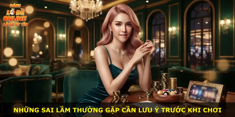 Những sai lầm thường gặp cần lưu ý trước khi chơi