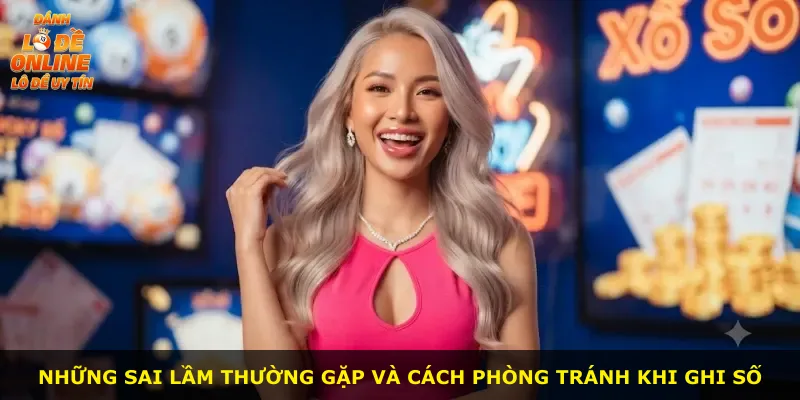 Những sai lầm thường gặp và cách phòng tránh khi ghi số