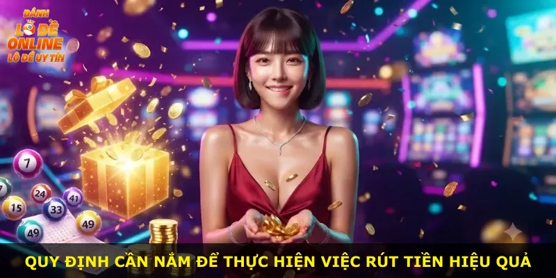 Quy định cần nắm để thực hiện việc rút tiền hiệu quả