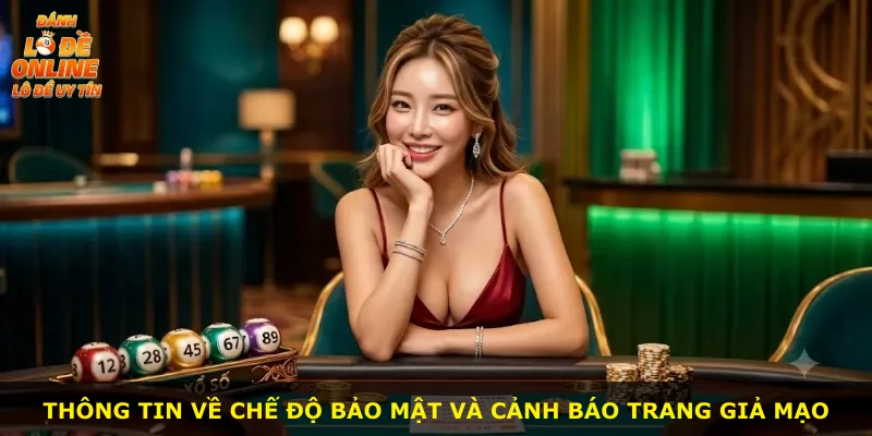 Thông tin về chế độ bảo mật và cảnh báo trang giả mạo